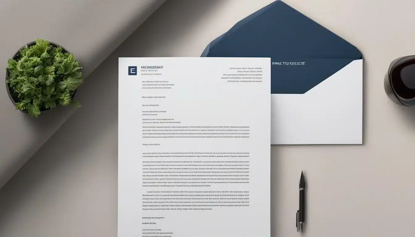 carta de apresentação em inglês