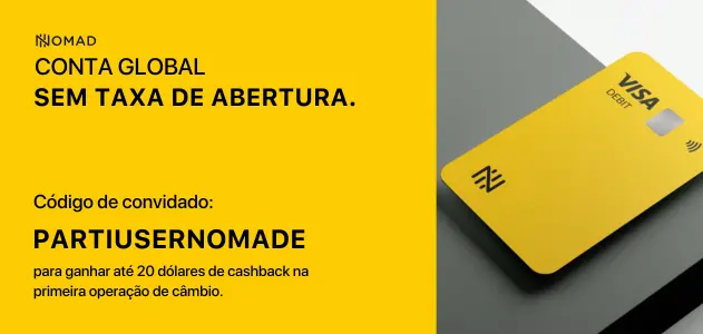 logo banner nomad partiu ser nomade